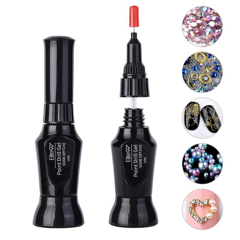 Nail Art Profesyonel Tırnak Süsü Yapıştırıcısı Point Drill Gel 10 gr