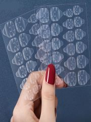 Tak Çıkart Tırnak Yapıştırıcı, 96 Adet ( 4 x 24) Sticker Yapıştırıcı