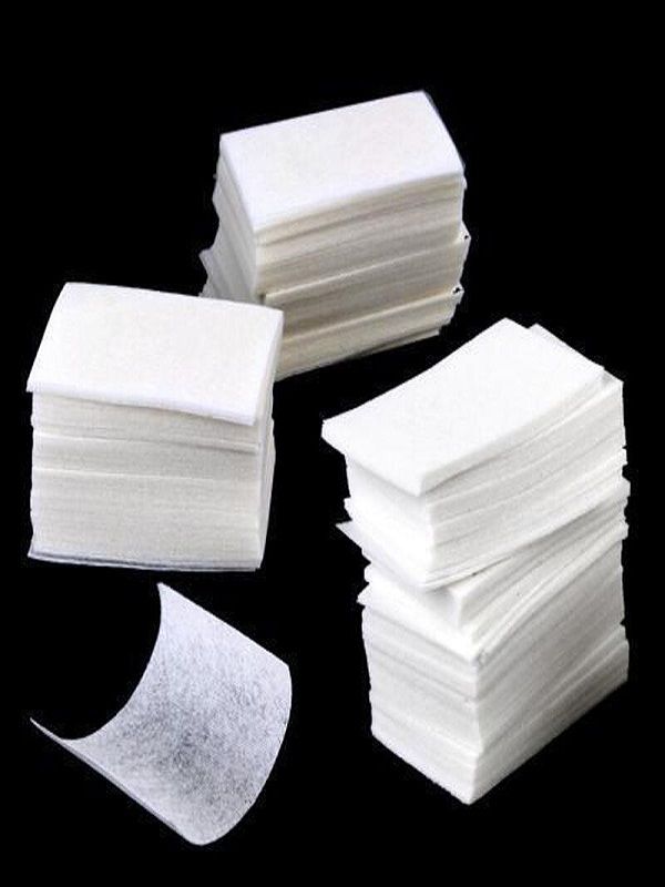 Takma tırnak ve jel yapımında kullanılan  tek kullanımlık  havlu 100lü 7x5cm