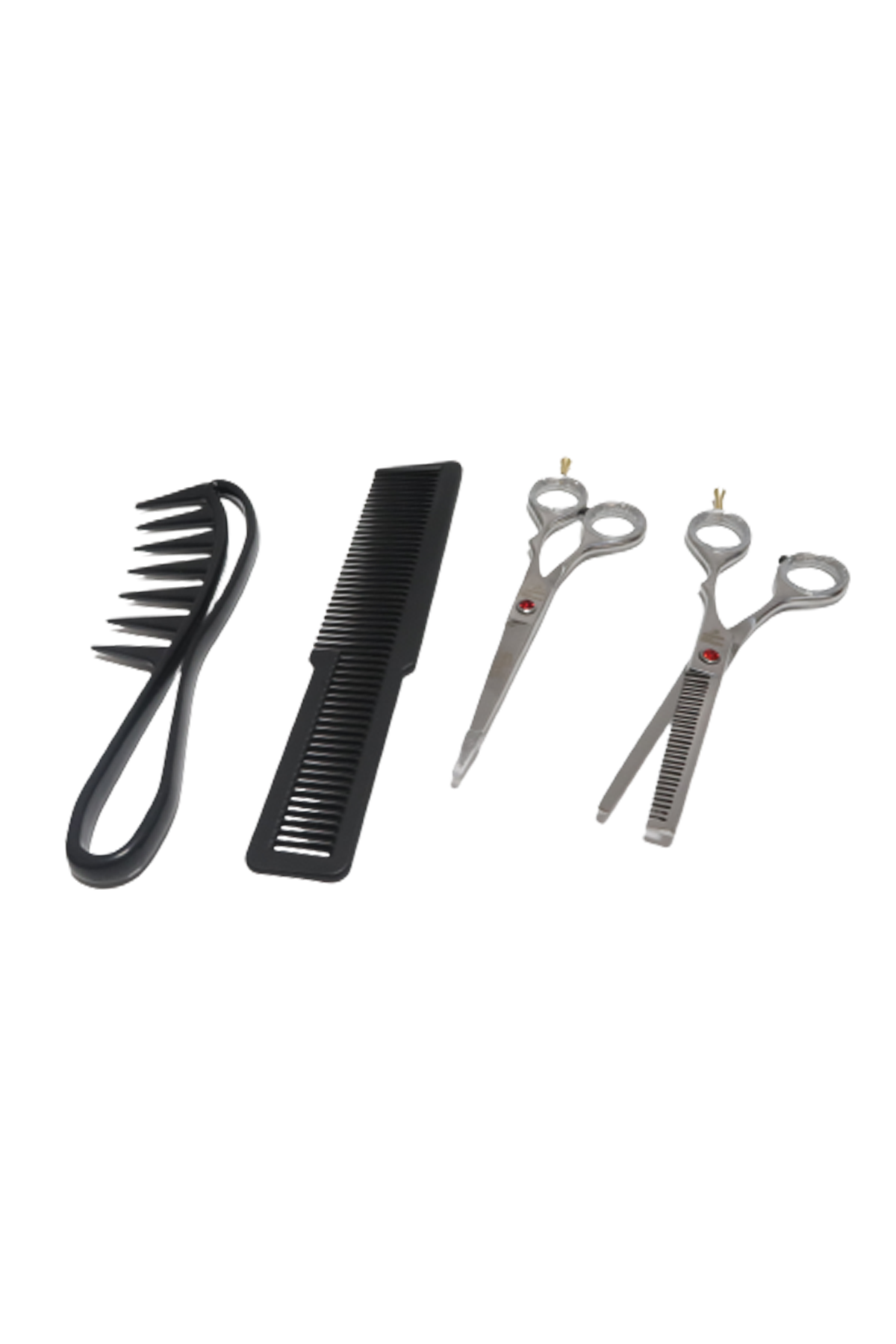 Berber Ve Kuaför Makas Ve Efile Kesim Ve Şekil Taragı SET METAL  MAKAS