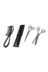 Berber Ve Kuaför Makas Ve Efile Kesim Ve Şekil Taragı SET METAL  MAKAS
