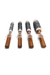 Metal Termal Saç Fırçası 4'lü Set