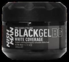 Nishman Nish Man Black Gel White Coverage Bg 300 Ml