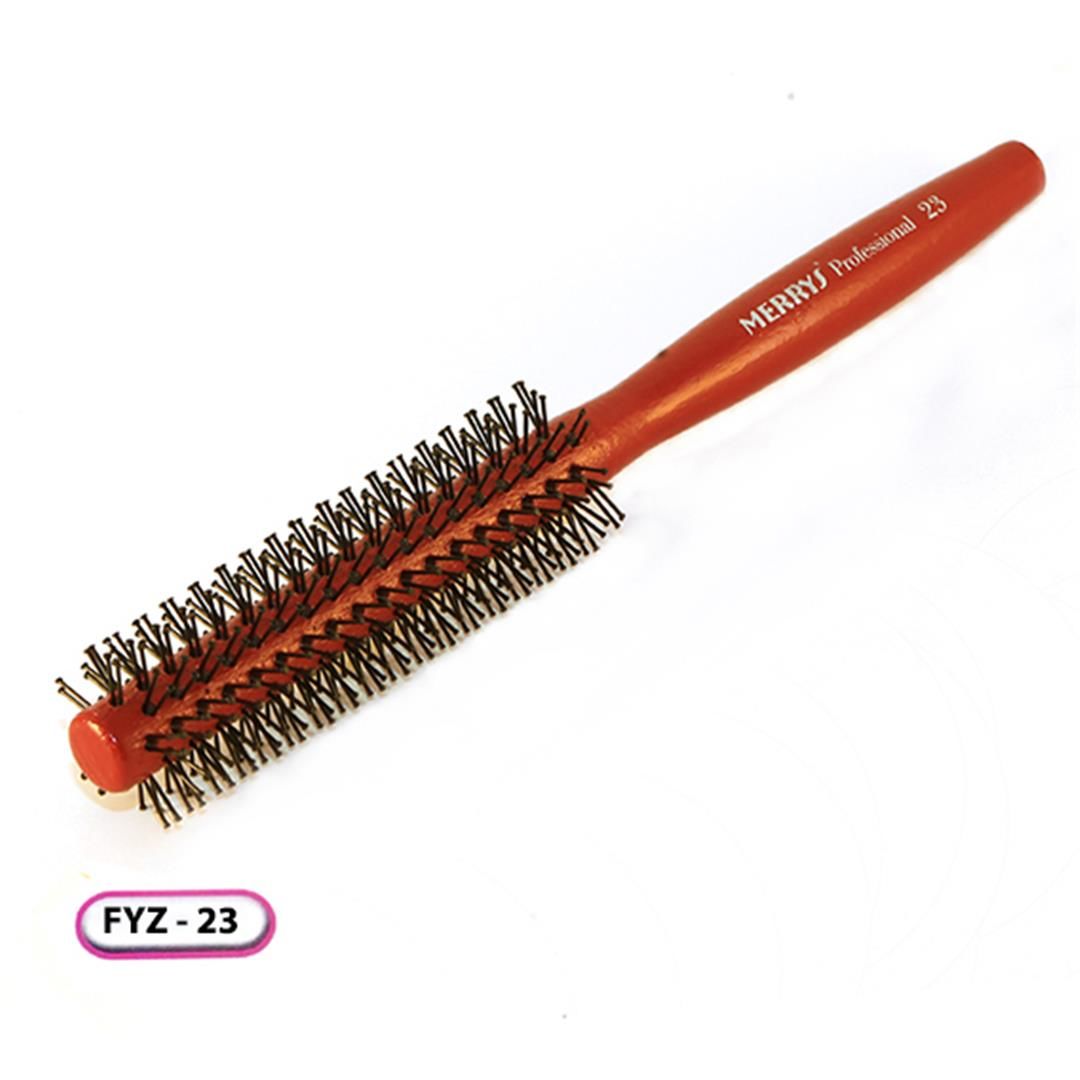 Tahta Isıya Dayanıklı Fön Fırcası