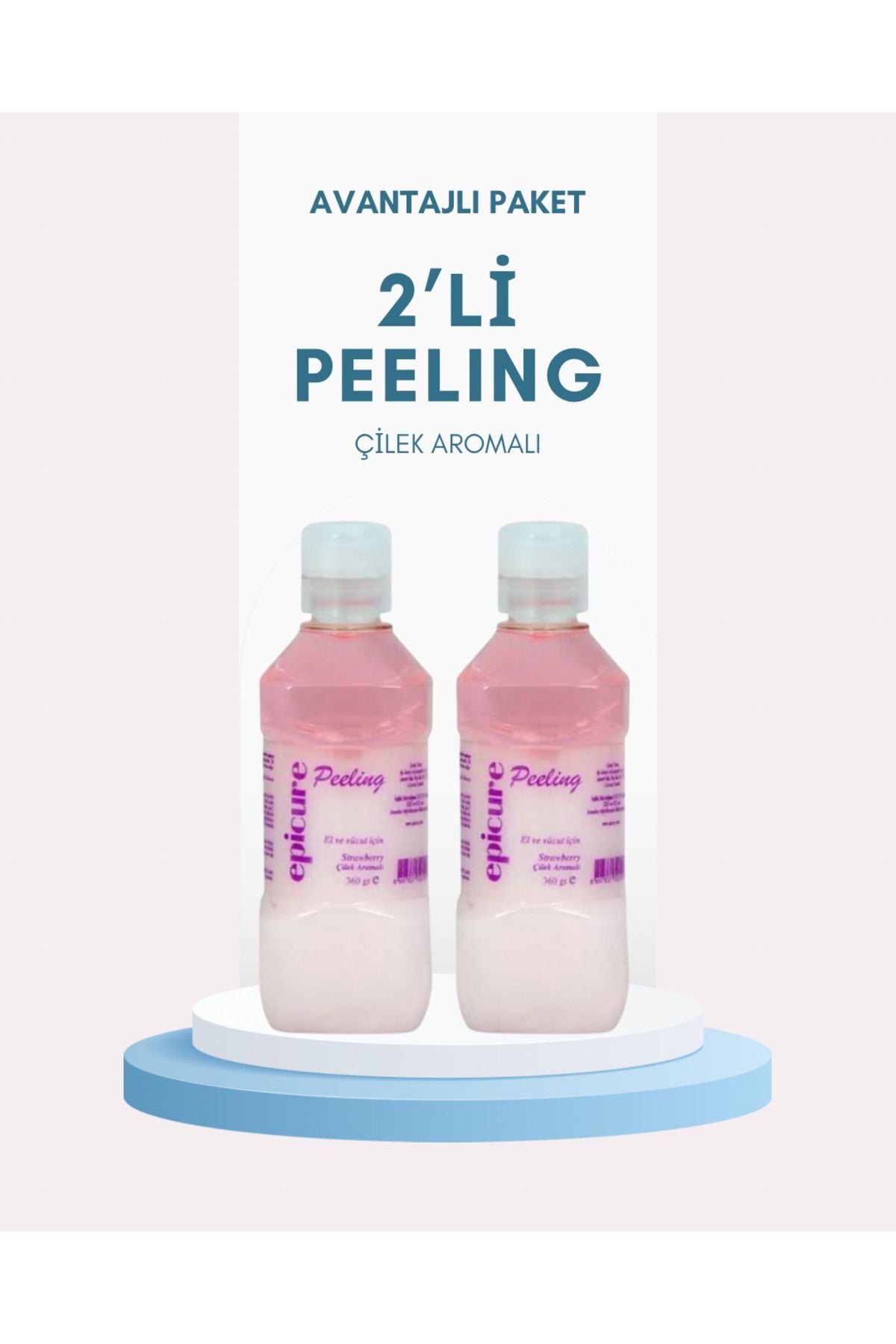 Epicure 2’li Avantajlı Paket Çilekli El Ve Vücut Peeling