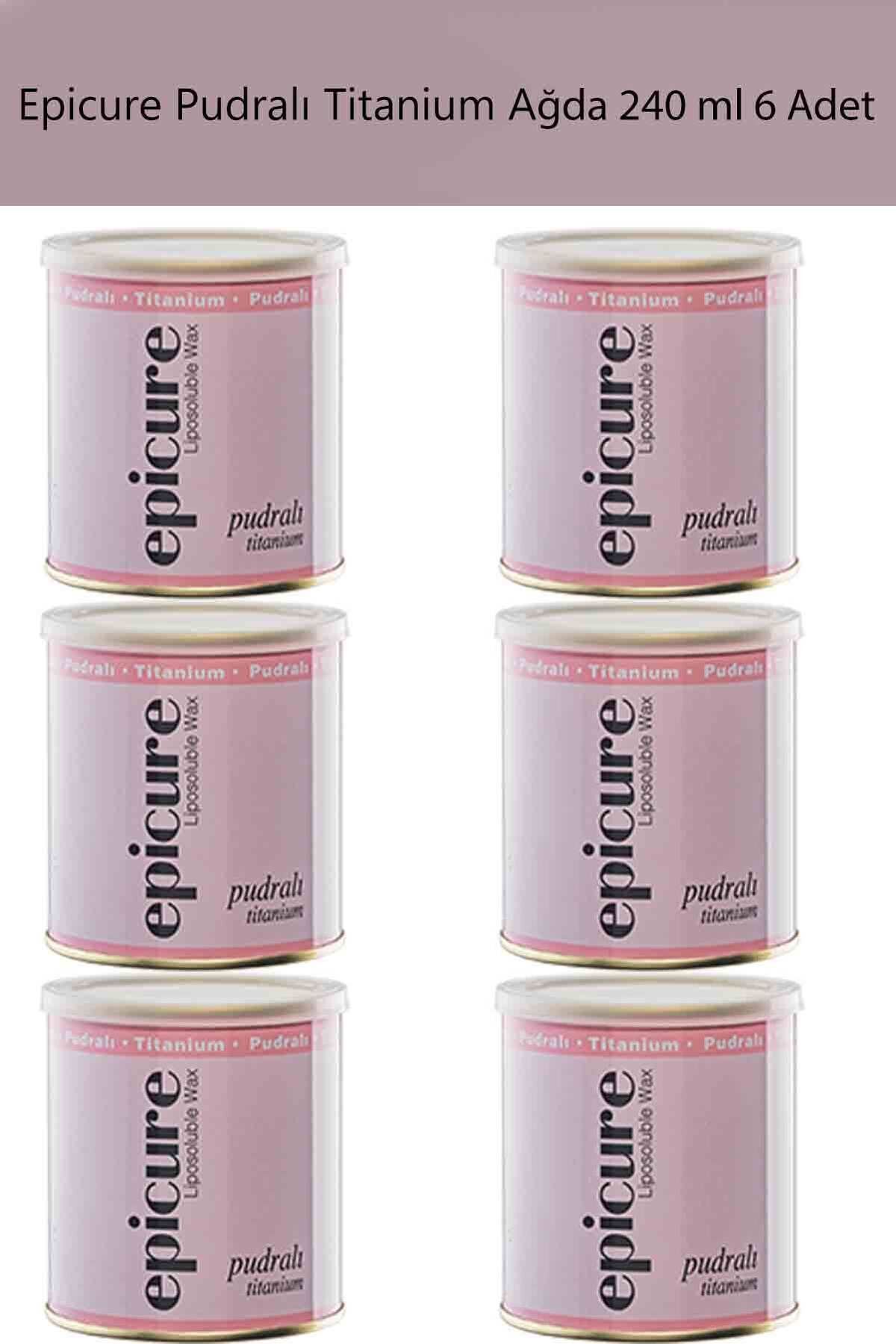 Epicure Kuaförlerin Tercihi Hassas Ciltler İçin 240 ml Pudralı Ağda 6 Adet