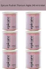 Epicure Kuaförlerin Tercihi Hassas Ciltler İçin 240 ml Pudralı Ağda 6 Adet