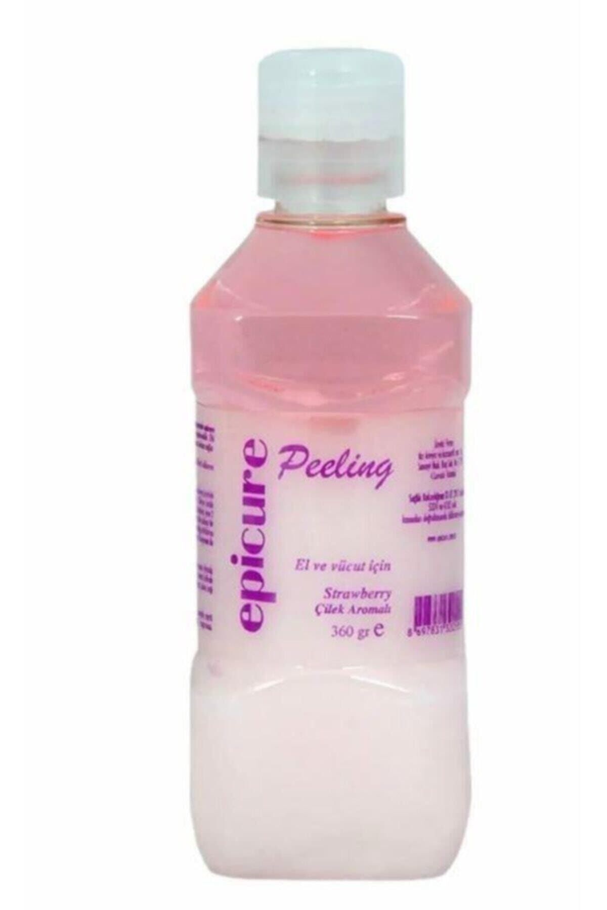 Epicure Çilek Aromalı Ipeksi Yumuışaklık Veren Peeling 360_gr.,