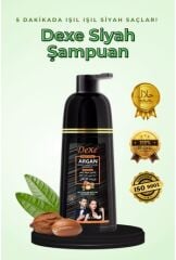 DEXE Yeni Argan Yağlı Siyah Şampuan Cilde Leke Yapmayan Formül 420ml