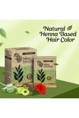 NATURE MATE 6x10g Zarf Saç Beyaz Kapatıcı Hindistan Kınası SİYAH Orjinal Kına,Fırcası Hediyeli