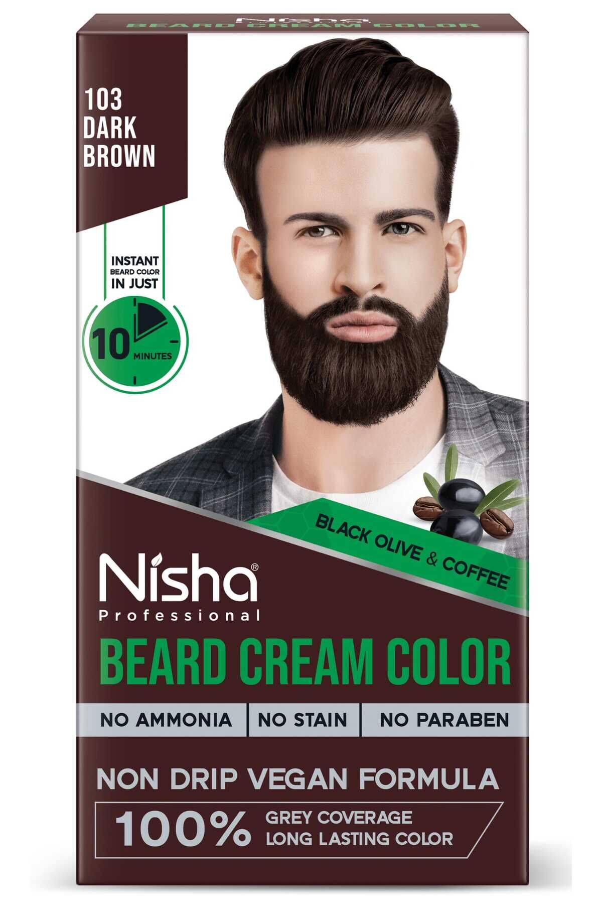 SAKAL BOYAMA SETİ 60ML,10DK BEKLEME SÜRESİ AMONYAK PARABEN İCERMEZ,CİLDE LEKE YAPMAZ DARK BROWN