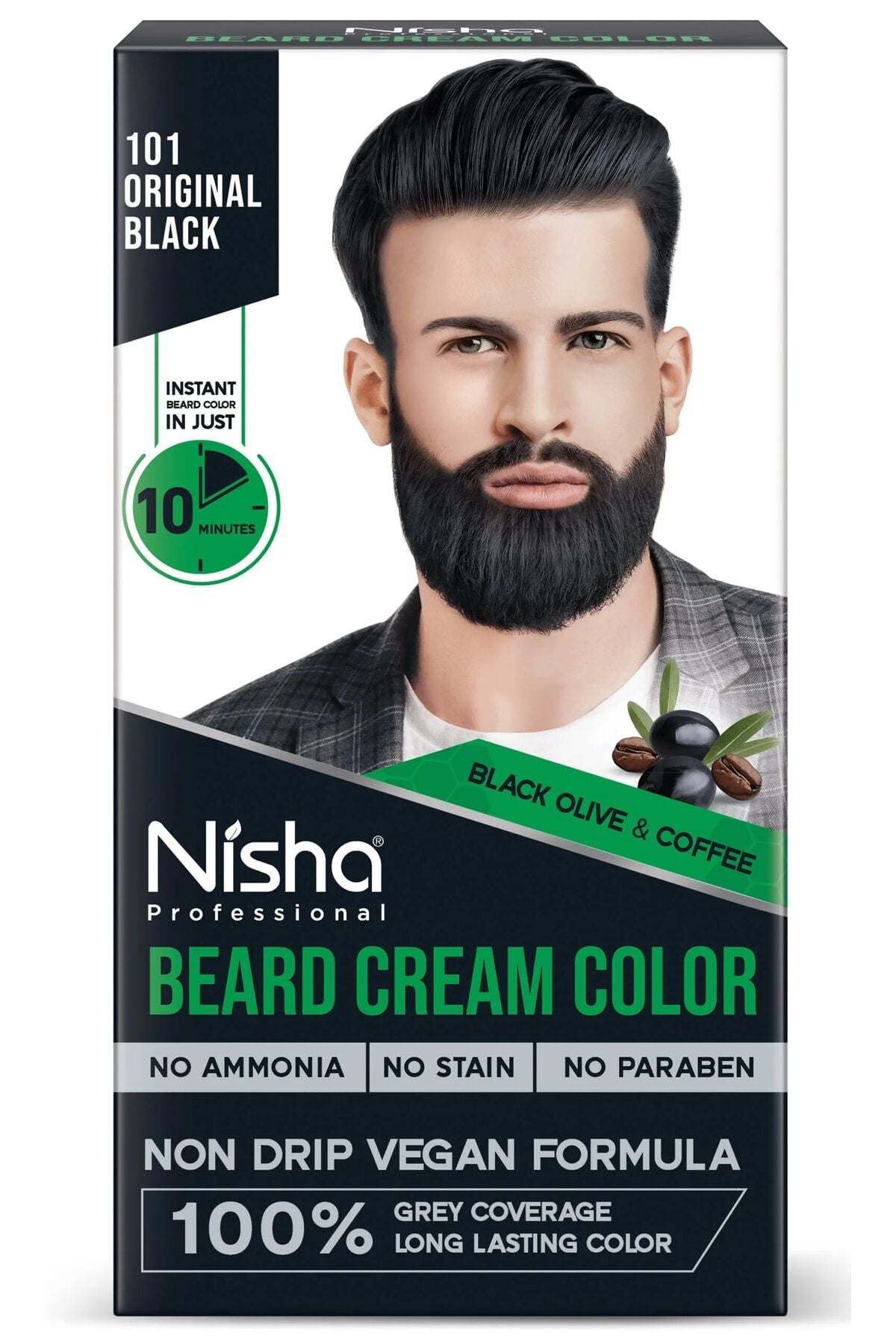 SAKAL BOYAMA SETİ 60ML,10DK BEKLEME SÜRESİ AMONYAK PARABEN İCERMEZ,CİLDE LEKE YAPMAZ ORJİNAL BLACK