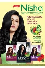 Saç Kınası 6x10g Zarf 100% Naturel Hindistan Kınası KOYU KAHVERENGİ Orjinal Kına Fırcası Hediyeli