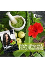 Saç Kınası 6x10g Zarf 100% Naturel Hindistan Kınası KOYU KAHVERENGİ Orjinal Kına Fırcası Hediyeli