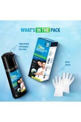 Beyaz Kapatıcı Şampuan Kına Ve Siyah Zeytin Özlü Amonyak Paraben İçermez Leke Yapmaz KOYUKAHVE 400ML