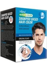 Beyaz Kapatıcı Şampuan Kına Ve Siyah Zeytin Özlü Amonyak Paraben İçermez 8*20ML ZARF SİYAH 160ML