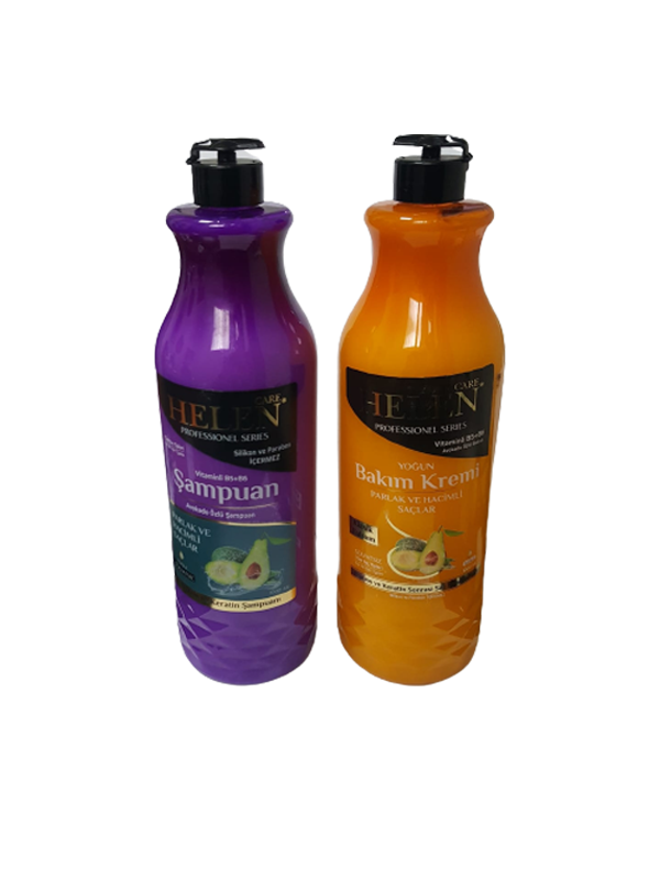 Avokado Özlü Şampuan 1000 ml + Yoğun Bakım Kremi 1000 ml Set