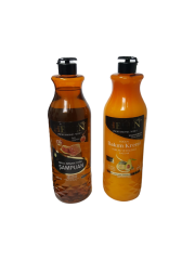 Ballı Argan Yağlı 1000 ml Şampuan + Yoğun Bakım Kremi 1000 ml Set