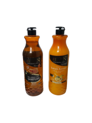 Ballı Argan Yağlı 1000 ml Şampuan + Yoğun Bakım Kremi 1000 ml Set
